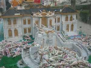 Model of what the old summer palace used to look like