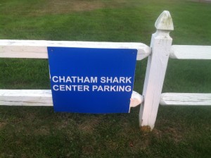 Parking space at future Shark Center