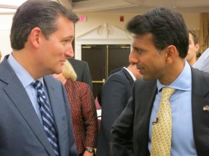 Senator Ted Cruz (R-TX) and Governor Bobby Jindal (R-LA) in Nashua, NH Saturday, September 6, 2014