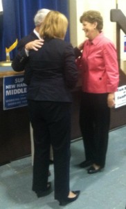 US Senator Jeanne Shaheen campaigning at the AFL CIO Labor Day Breakfast