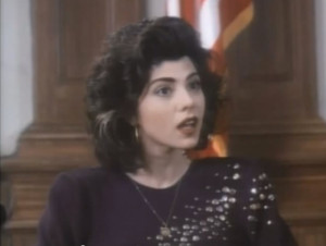 Marisa Tomei as car expert Mona Lisa Vito testifying on the stand in the movie My Cousin Vinny.  New England Patriots coach Bill Belichik says he's not the Mona Lisa Vito of the football world.