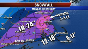 Weather map (Courtesy of Fox 25)