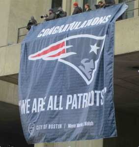 We're all patriots at city hall small