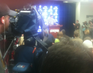 tom brady at news conf