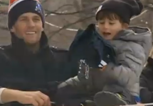 featured brady and son at parade