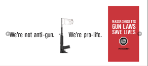 Screen grab of controversial billboard from Stop Handgun Violence website (Courtesy Stop Handgun Violence)