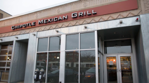 The Boston Chipotle restaurant was closed December 7 (Courtesy Fox 25)