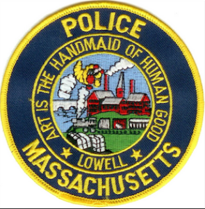 Lowell Police badge (Courtesy of Lowell Police)