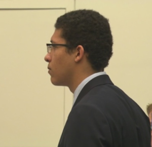 Philip Chism following his sentencing Friday in Essex County Superior Court (Courtesy of Fox 25)