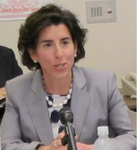 Rhode Island Governor Gina Raimondo (Courtesy of Jim Jones via Wikipedia)