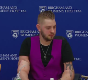 john-peck-speaking-at-brigham-womens-hospital-wednesday